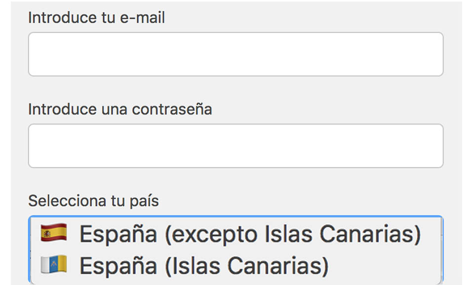 Ejemplo de registro en Debitoor usando la edición específica para Islas Canarias que tiene IGIC