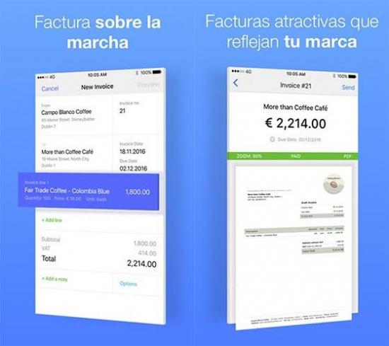 Nueva app para iPhone de Debitoor